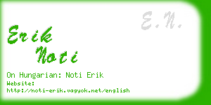 erik noti business card